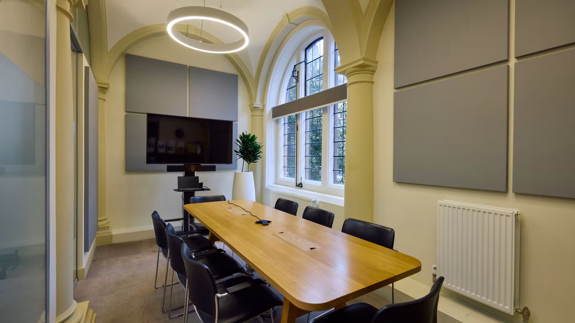 Glass Meeting Room, Oxford Martin School