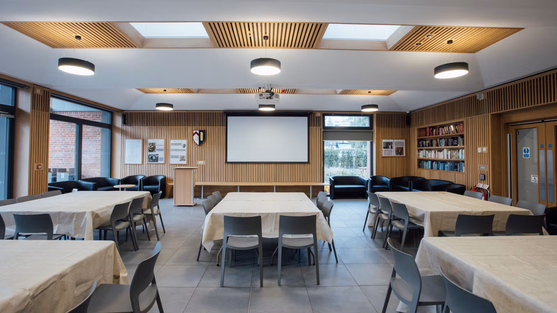 The Hub (whole of the College Hub, available from 5pm onwards)