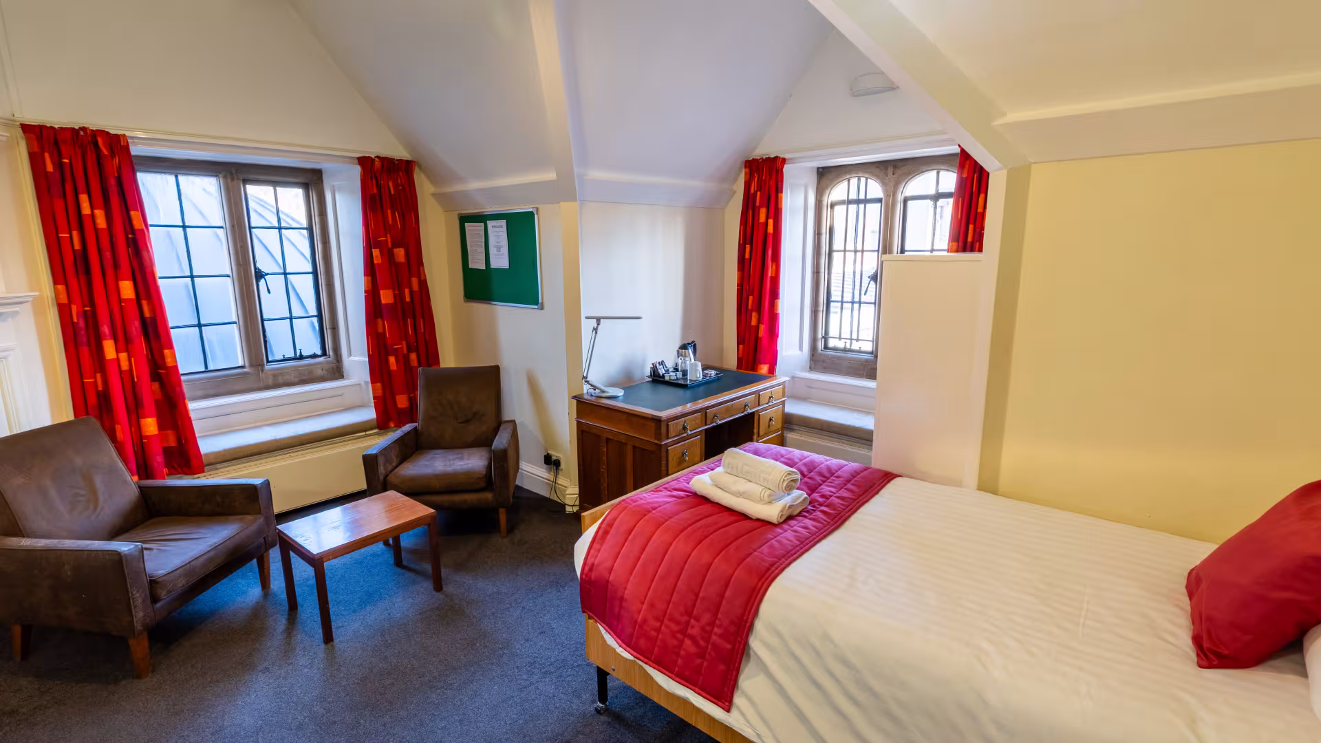 A bedroom in Brasenose College